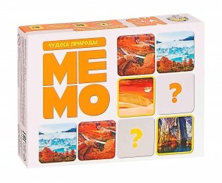 Игра настольная Мемо "Чудеса природы" (50 карточек) фото книги