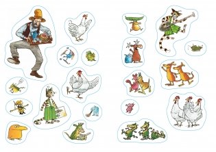 Петсон и Финдус. Книжка с заданиями и наклейками фото книги 6