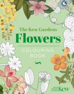 The Kew Gardens Flowers Colouring Book фото книги