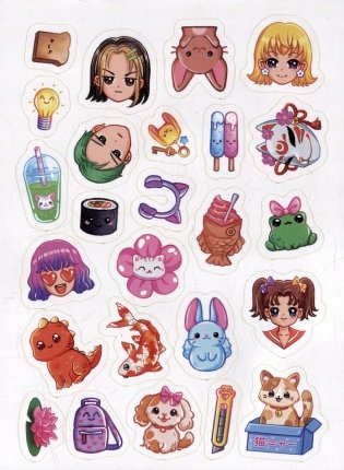 100 наклеек. Мир аниме фото книги 3