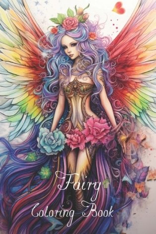 Fairy Fantasy Coloring Book for Adults фото книги