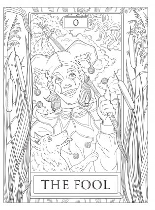 Мистические таро. Раскраска-антистресс для творчества и вдохновения фото книги 4