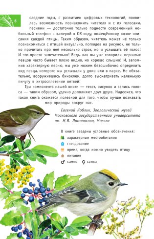 Певчие птицы. Средняя полоса европейской части России. Определитель с голосами птиц фото книги 7
