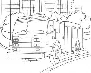 Лучшие раскраски для мальчиков. Службы спасения фото книги 5