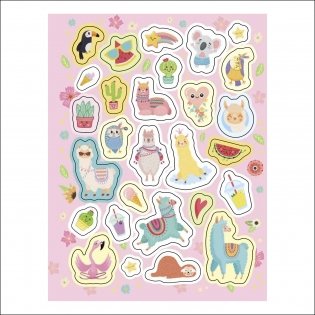 100 наклеек. Ламы фото книги 3