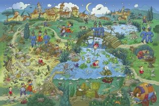 Приключения Буратино. Виммельбух фото книги 2