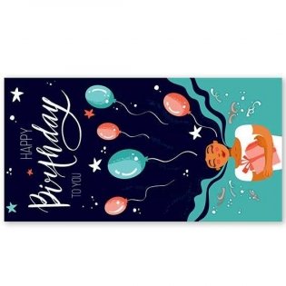 Конверт для денег. Happy Birthday. Вид 4 фото книги