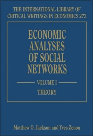 Economic Analyses of Social Networks фото книги