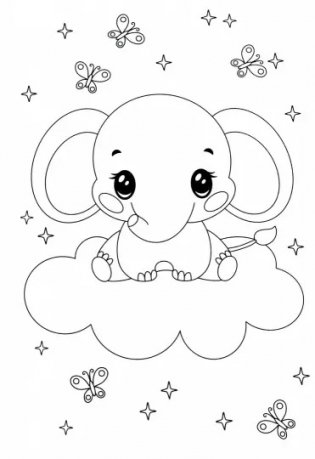 Раскраска Кавайи фото книги 2