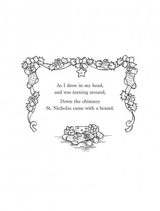 The Night Before Christmas Coloring Book фото книги 7