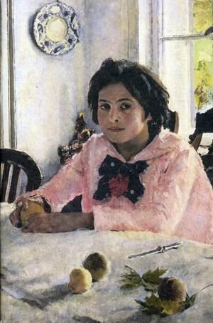Блокнот. Серов. Девочка с персиками фото книги