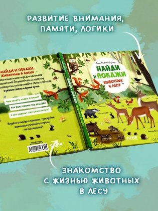 Найди и покажи. Животные в лесу фото книги 3