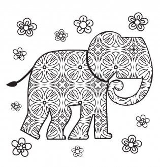 Великолепная природа и ее обитатели. 60 рисунков для раскрашивания и снятия стресса фото книги 4