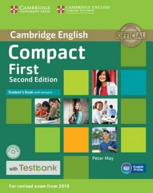 Compact First Student's Book with Answers with Testbank (+ CD-ROM) фото книги
