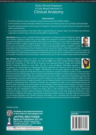 Early Clinical Exposure A Case Based Approach In Clinical Anatomy фото книги 2