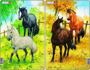 Пазл "Лошади" фото книги