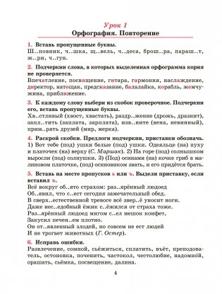 Русский язык. Тетрадь для повторения и закрепления. 5 класс фото книги 4