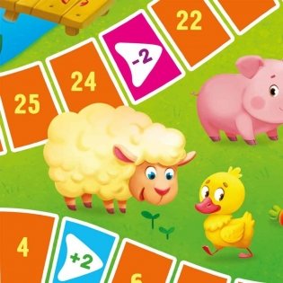 Игра-ходилка с фишками для малышей "На ферме" фото книги 3