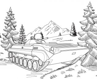 Лучшие раскраски для мальчиков. Военная техника фото книги 9