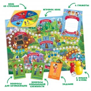 Игра настольная "Весёлая викторина. К школе готов!", 400 вопросов и заданий фото книги 2