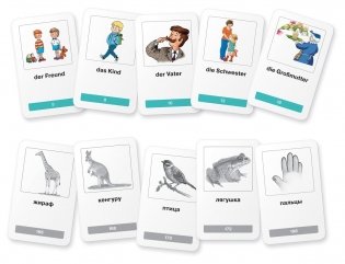 Мои первые немецкие слова. 333 карточки для запоминания фото книги 3