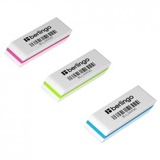 Ластик Berlingo "Eraze 930", прямоугольный, скошенный, 50*19*8мм фото книги