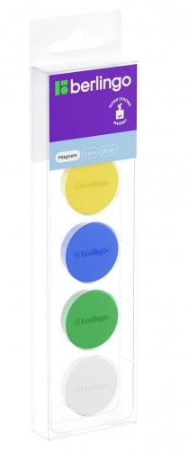 Магнит для досок усиленный Berlingo Ultra 30мм, 5шт., ассорти, европодвес. Арт. SMm_03020 фото книги