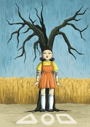 Обложка для паспорта. Кукла фото книги