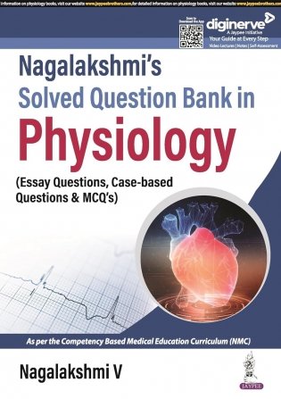 Nagalakshmi`S Solved Question Bank In Physiology (Essay Questions, Case-Based Questions & Mcqs) фото книги