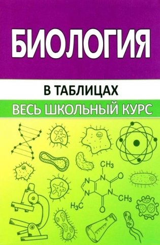 Биология. Весь школьный курс в таблицах фото книги
