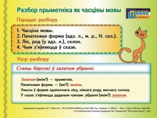 Разбор назоўніка як часціны мовы / Разбор прыметніка як часціны мовы фото книги
