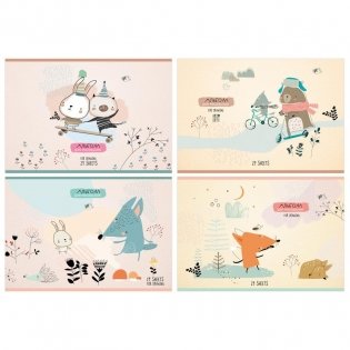 Альбом для рисования 24 л., А4, на скрепке BG "Вместе веселее", эконом. Арт. АР4ск24 10961 фото книги