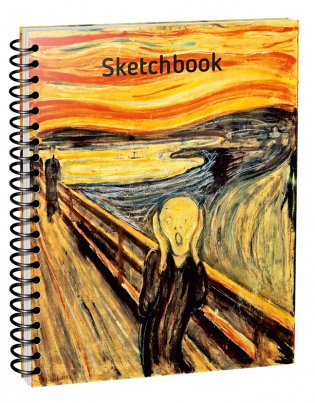 Скетчбук "Мунк. Крик" A6 (Арт. 06691) фото книги
