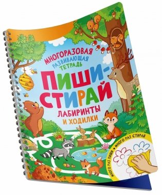 Пиши-стирай. Лабиринты и ходилки фото книги