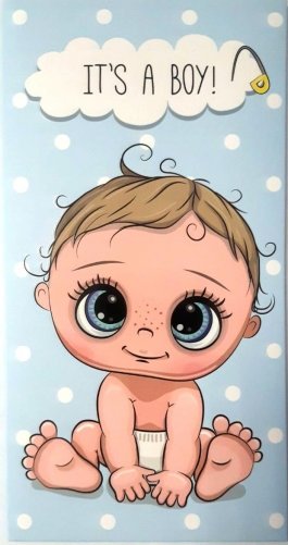 Конверт для денег. Рождение малыша. Мальчик фото книги