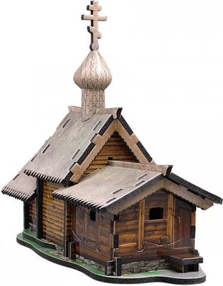 3D Puzzle "Церковь Воскрешения Лазаря (о. Кижи)" фото книги