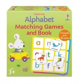 Alphabet Matching Games And Book фото книги