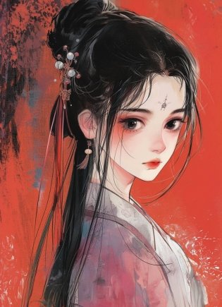 Обложка для паспорта. Маньхуа. Принцесса (ПВХ, 185х133 мм) фото книги