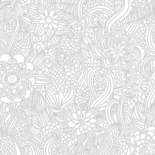 Цветочный рай. 70 рисунков для раскрашивания и снятия стресса фото книги 5