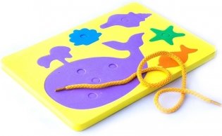 Набор "Формы на шнурочках. Синее море" фото книги 3