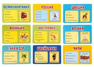 Карточная игра. Флагомания. 54 карточки (ГеоДом) фото книги 4