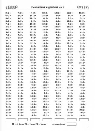 3000 примеров по математике. 3 класс. Табличное умножение и деление фото книги 2