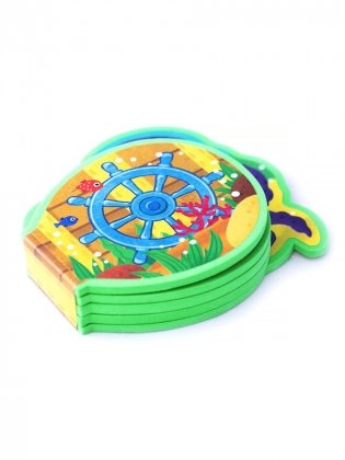 Книжка-игрушка "Кто живёт на дне моря?" фото книги 2