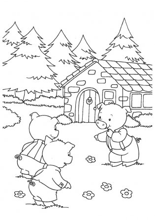 Мальчик-с-пальчик. Раскраска с цветными образцами фото книги 2