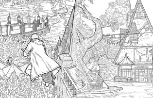 Hogwarts Legacy: The Official Coloring Book фото книги 5