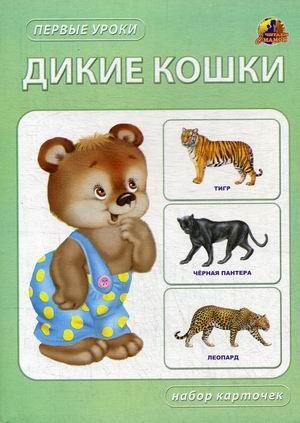 Дикие кошки. Набор карточек фото книги