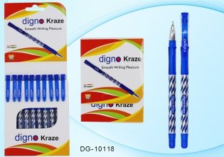 Ручка шариковая "Digno Kraze", 0,7 мм, синие чернила фото книги