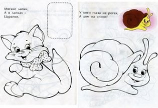 Белка. Отгадай и наклей. Раскраска фото книги 2