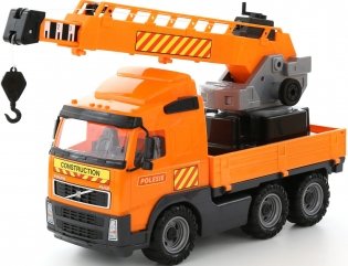 "Volvo", Автомобиль-кран с поворотной платформой (в сеточке) фото книги