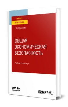 Общая экономическая безопасность. Учебник и практикум для вузов фото книги